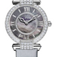 Chopard Imperiale White Gold 36 MM - Silver Strap - Diamond Bezel - Black Mother-Of-Pearl Dial - 384242-1006