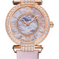 Chopard Imperiale Rose Gold 36 MM - Pink Leather Strap - Diamond Bezel - Pink Mother-Of-Pearl Dial - 384242-5006