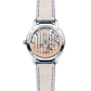 JLC - Rendez-Vous Classic Night & Day - 34 MM - Stainless Steel - Silvered-Gray Guilloché Diamond Dial - Blue Leather Strap - Q3448411