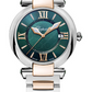 Chopard Imperiale Stainless Steel and Rose Gold 36 MM - Stainless Steel and Rose Gold Bracelet - Green Dial - 388532-6007