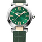 Chopard Imperiale Stainless Steel and Rose Gold 29 MM - Green Strap - Green Dial - 388563-6015