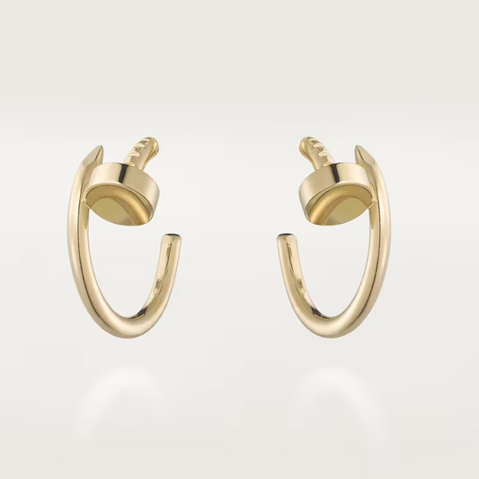 Cartier Just Un Clou Earrings - Yellow Gold - B8301235