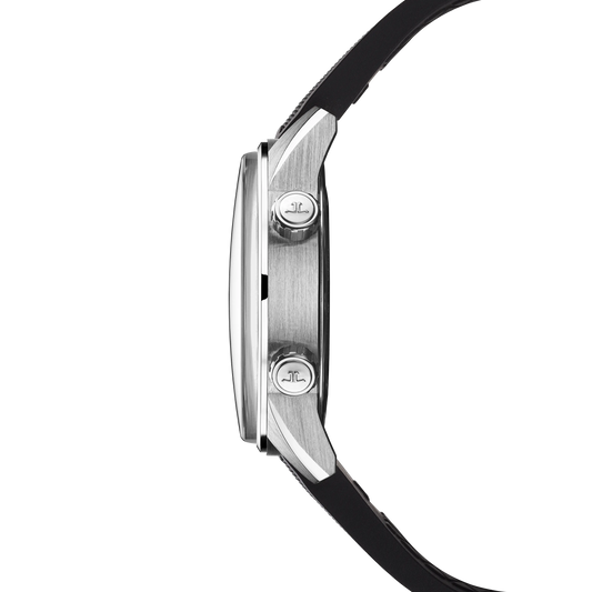 JLC - Polaris Date - 42 MM - Stainless Steel - Black Dial - Black Rubber Strap - Q906867J