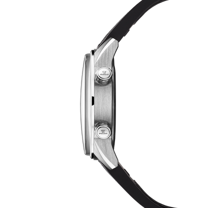 JLC - Polaris Date - 42 MM - Stainless Steel - Black Dial - Black Rubber Strap - Q906867J