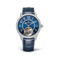 JLC - Rendez-Vous Jewellery Tourbillon - 39 MM - White Gold - Blue Diamond-Set Dial - Diamond Bezel - Blue Leather Strap - Q3413480