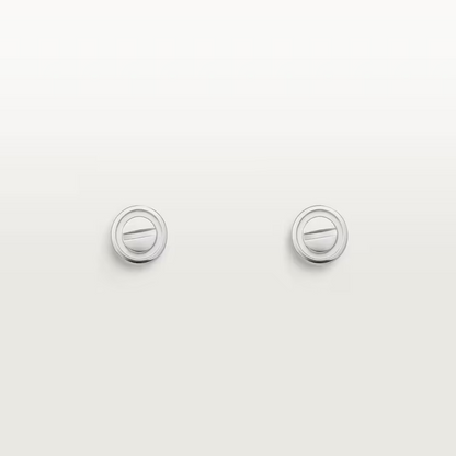 Cartier Love Earrings - White Gold - B8301256