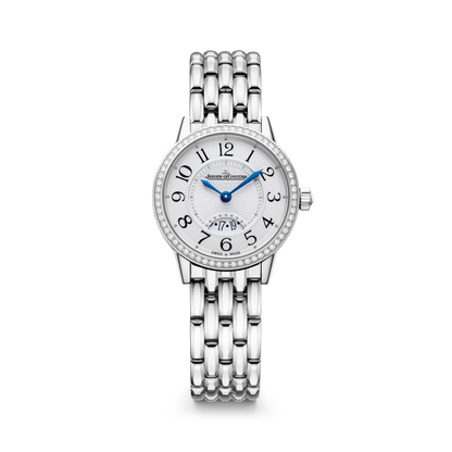 JLC - Rendez-Vous Classic Date - 29 MM - Stainless Steel - Silvered-Gray Dial - Diamond Bezel - Stainless Steel Bracelet - Q3408130