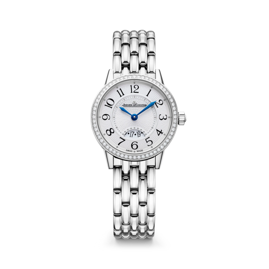 JLC - Rendez-Vous Classic Date - 29 MM - Stainless Steel - Silvered-Gray Dial - Diamond Bezel - Stainless Steel Bracelet - Q3408130