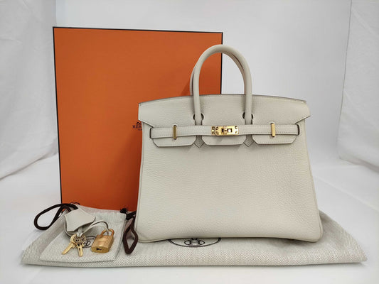 Hermès Birkin 25 - Craie Togo - Gold Hardware - B25CTGHW