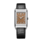 JLC - Reverso Tribute Enamel Xu Beihong Standing Horse - Limited Edition - 45.6 MM x 27.4 MM - White Gold - Orange Guilloché Enamel Dial - Black Leather Strap - Q39334B1