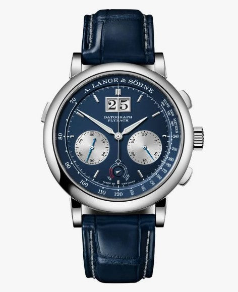 A. Lange &amp; Söhne Datograph Up/Down - 41 MM - White Gold - Blue Dial - 405.028