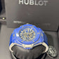 Hublot - Big Bang Cannes & St. Tropez - 45 MM - Blue Ceramic - Skeleton Blue Dial - White and Blue Rubber Strap - Limited Edition - 411.EX.5129.RX