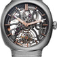 H. Moser & Cie Streamliner Tourbillon Skeleton - Stainless Steel - 40 MM - Skeleton Dial - Stainless Steel Bracelet - 6814-1200