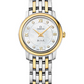 Omega De Ville Stainless Steel and Yellow Gold 24.4 MM - Stainless Steel and Yellow Gold Bracelet - White Mother-Of-Pearl Diamond Dial - 424.20.24.60.55.001 nyc watcher nyc watches