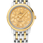 Omega De Ville Stainless Steel and Yellow Gold 27.5 MM - Stainless Steel and Yellow Gold Bracelet - Champagne Diamond Dial - 424.20.27.60.58.002 nyc watcher nyc watches