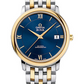 Omega De Ville Stainless Steel and Yellow Gold 36.8 MM - Stainless Steel and Yellow Gold Bracelet - Blue Dial - 424.20.37.20.03.001 nyc watcher nyc watches