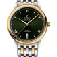 Omega De Ville Yellow Gold and Stainless Steel 39.5 MM - Yellow Gold and Stainless Steel Bracelet - Green Dial - 424.20.40.20.10.001 nyc watcher nyc watches