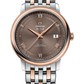 Omega De Ville Rose Gold and Stainless Steel 39.5 MM - Rose Gold and Stainless Steel Bracelet - Brown Dial - 424.20.40.20.13.001 nyc watcher nyc watches