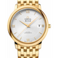 Omega De Ville Yellow Gold 36.8 MM - Yellow Gold Bracelet - Silver Dial - 424.50.37.20.02.002 nyc watcher nyc watches