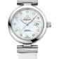 Omega De Ville Stainless Steel 34 MM - White Leather Strap - White Diamond Dial - 425.32.34.20.55.002