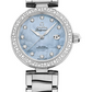 Omega De Ville Stainless Steel 34 MM - Stainless Steel Bracelet - Diamond Bezel - Blue Diamond Dial - 425.35.34.20.57.003