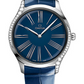 Omega De Ville Stainless Steel 39 MM - Blue Rubber Strap - Blue Dial - 428.18.39.60.03.001