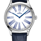 Omega De Ville Stainless Steel 39 MM - Blue Rubber Strap - White Dial - 428.18.39.60.04.001