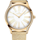 Omega De Ville Yellow Gold 36 MM - Yellow Gold Bracelet - White Dial - 428.55.36.60.04.001