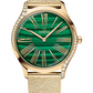 Omega De Ville Yellow Gold 36 MM - Yellow Gold Bracelet - Green Dial - 428.55.36.60.99.003