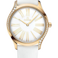 Omega De Ville Yellow Gold 36 MM - White Rubber Strap - White Dial - 428.57.36.60.04.001