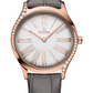 Omega De Ville Rose Gold 36 MM - Grey Leather Strap - Silver Dial - 428.58.36.60.02.001