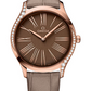 Omega De Ville Rose Gold 36 MM - Taupe Brown Leather Strap - Taupe Brown Dial - 428.58.36.60.13.001