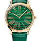 Omega De Ville Yellow Gold 36 MM - Green Leather Strap - Green Dial - 428.58.36.60.99.001