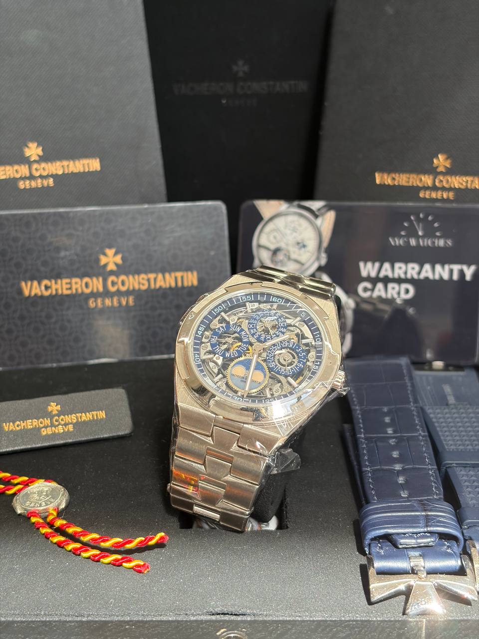 Vacheron Constantin Overseas Perpetual White Gold 41.5 mm - White Gold- Skeleton Dial - 4300V/120G-B946