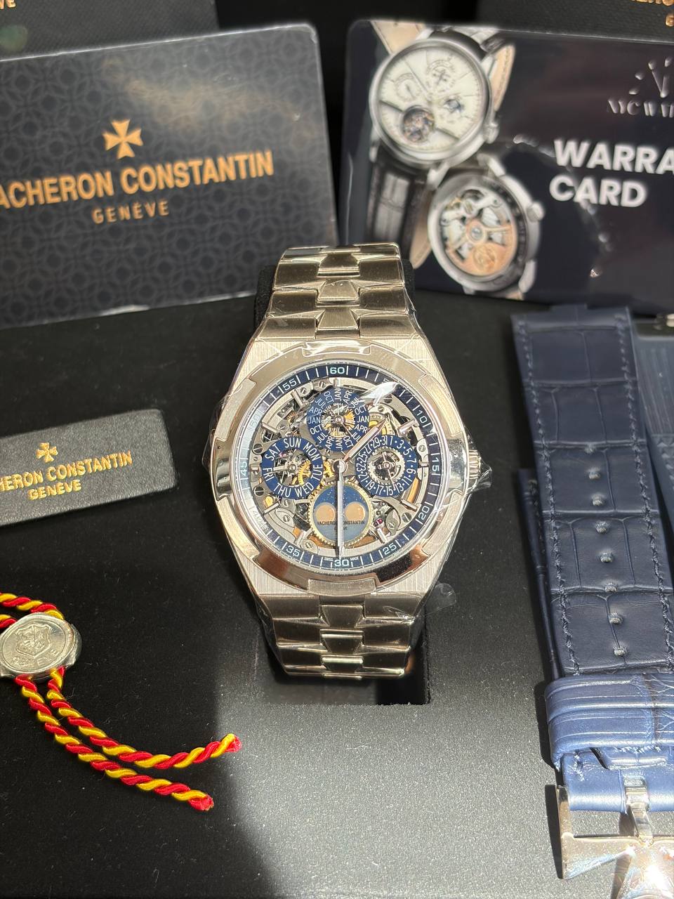 Vacheron Constantin Overseas Perpetual White Gold 41.5 mm - White Gold- Skeleton Dial - 4300V/120G-B946