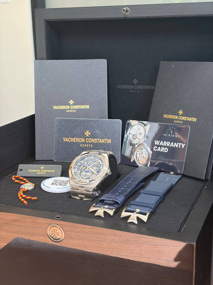 Vacheron Constantin Overseas Perpetual White Gold 41.5 mm - White Gold- Skeleton Dial - 4300V/120G-B946