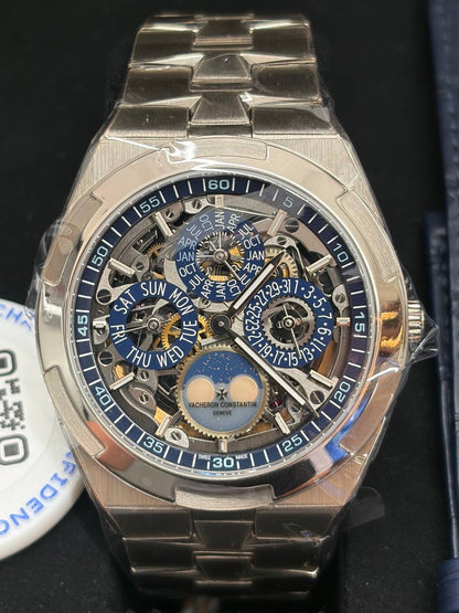 Vacheron Constantin Overseas Perpetual White Gold 41.5 mm - White Gold- Skeleton Dial - 4300V/120G-B946