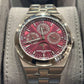 Vacheron Constantin Overseas Chronograph White Gold 41.5 MM - White Gold Bracelet - Burgundy Dial - 4300V/220G-H151