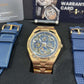 Vacheron Constantin - Overseas - Perpetual Calendar Ultra-thin - 41.5 MM - Rose Gold - Skeleton Dial - 4300V/220R-B642
