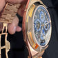 Vacheron Constantin - Overseas - Perpetual Calendar Ultra-thin - 41.5 MM - Rose Gold - Skeleton Dial - 4300V/220R-B642