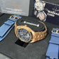 Vacheron Constantin - Overseas - Perpetual Calendar Ultra-thin - 41.5 MM - Rose Gold - Skeleton Dial - 4300V/220R-B642