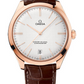 Omega De Ville Rose Gold 40 MM - Brown Leather Strap - Silvery Dial - 432.53.40.21.02.002