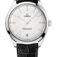 Omega De Ville Stainless Steel 40 MM - Black Leather Strap - Silvery Dial - 432.53.40.21.02.004