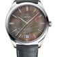 Omega De Ville White Gold 40 MM - Grey Leather Strap - Tahiti Domed Mother-Of-Pearl Dial - 432.53.40.21.07.001