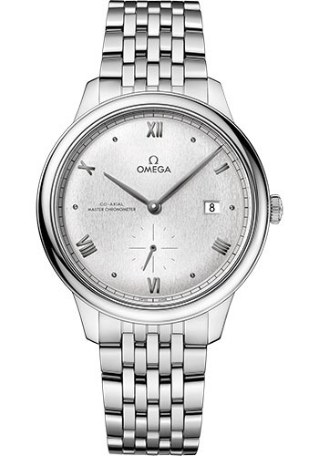 Omega De Ville Stainless Steel 41 MM - Stainless Steel Bracelet - Silvery Dial - 434.10.41.20.02.001