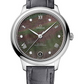 Omega De Ville Stainless Steel  34 MM - Dark Grey Leather Strap - Grey Dial - 434.13.34.20.57.001