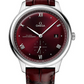 Omega De Ville Stainless Steel 41 MM - Red Leather Strap - Red Dial - 434.13.41.20.11.001