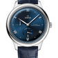 Omega De Ville Stainless Steel 41 MM - Blue Leather Strap - Blue Dial - 434.13.41.21.03.002