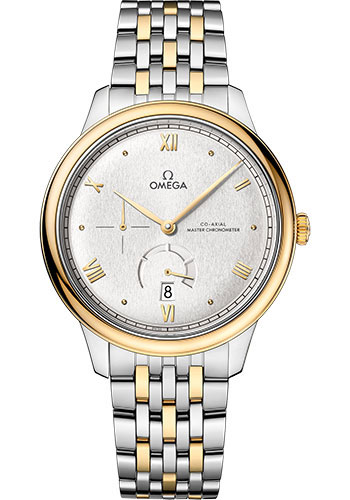 Omega De Ville Yellow Gold and Stainless Steel 41 MM - Yellow Gold and Stainless Steel Bracelet - Silvery Dial - 434.20.41.21.02.001