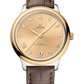 Omega De Ville Yellow Gold and Stainless Steel  34 MM - Brown Leather Strap - Yellow Gold Dial - 434.23.34.20.58.001